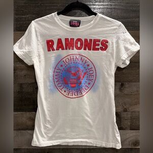 Ramones White Graphic T-Shirt